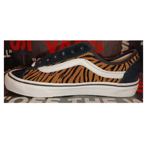 Vans Style 36 Decon Sf (Animal Stripes) Black Marshmallow Womens 5.5 VNOA5HYR9ZY - Picture 8 of 11